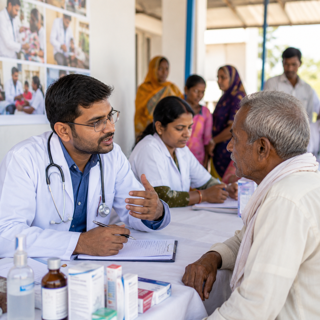 Free medical mission serving over 300 beneficiaries
